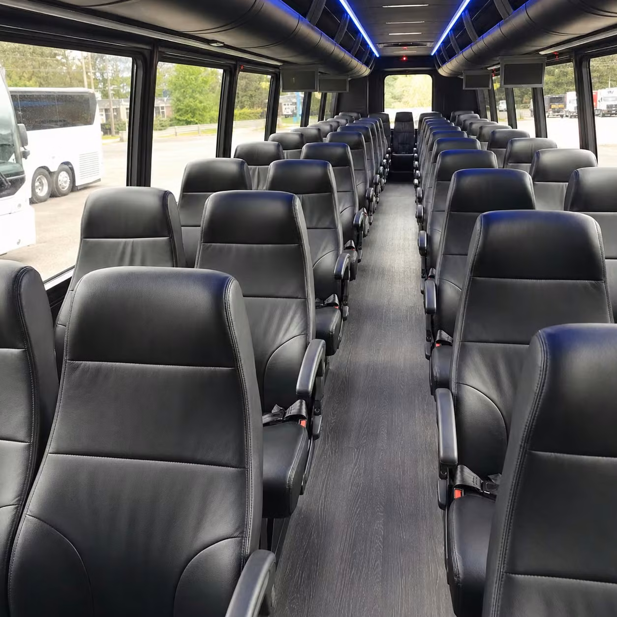 25 passenger minibus interior