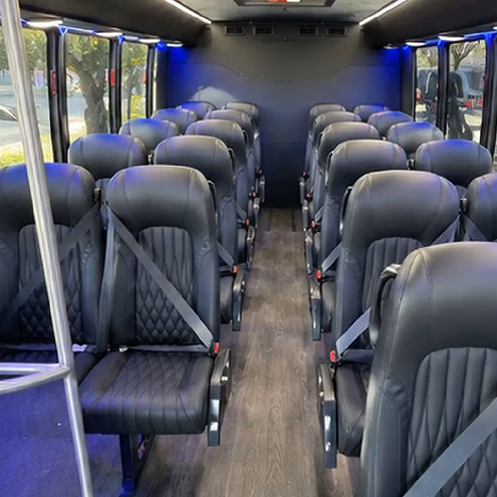 30 passenger minibus interior