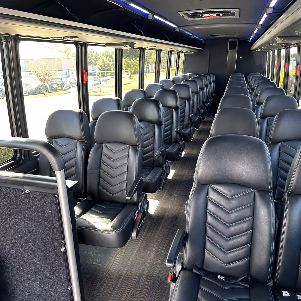 35 passenger minibus inside