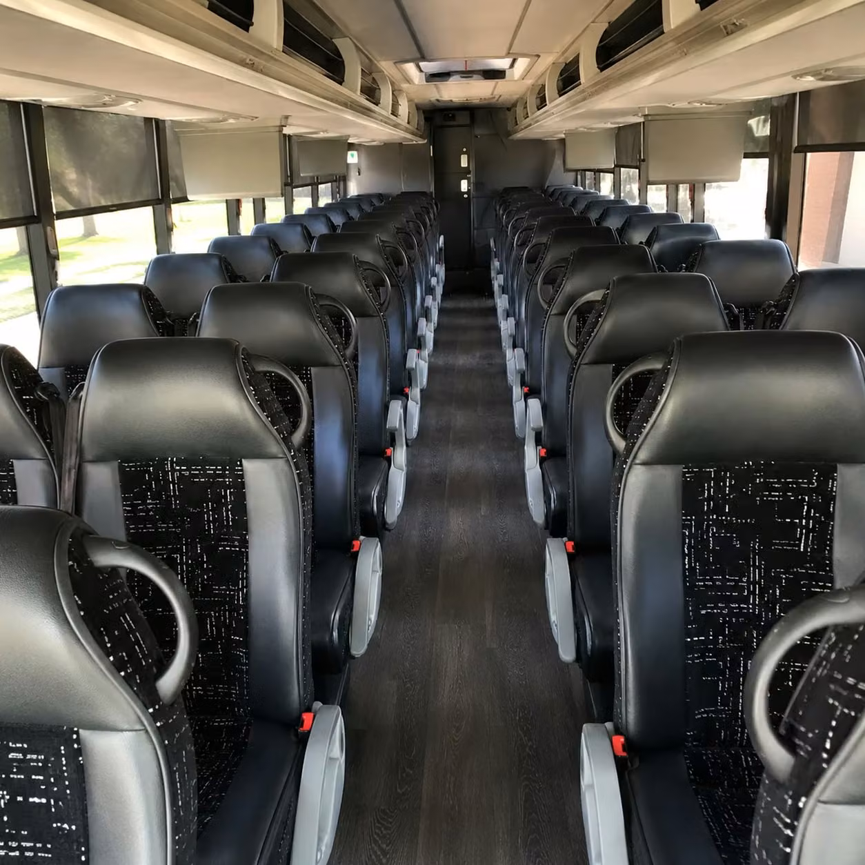 west valley city charter bus interior
