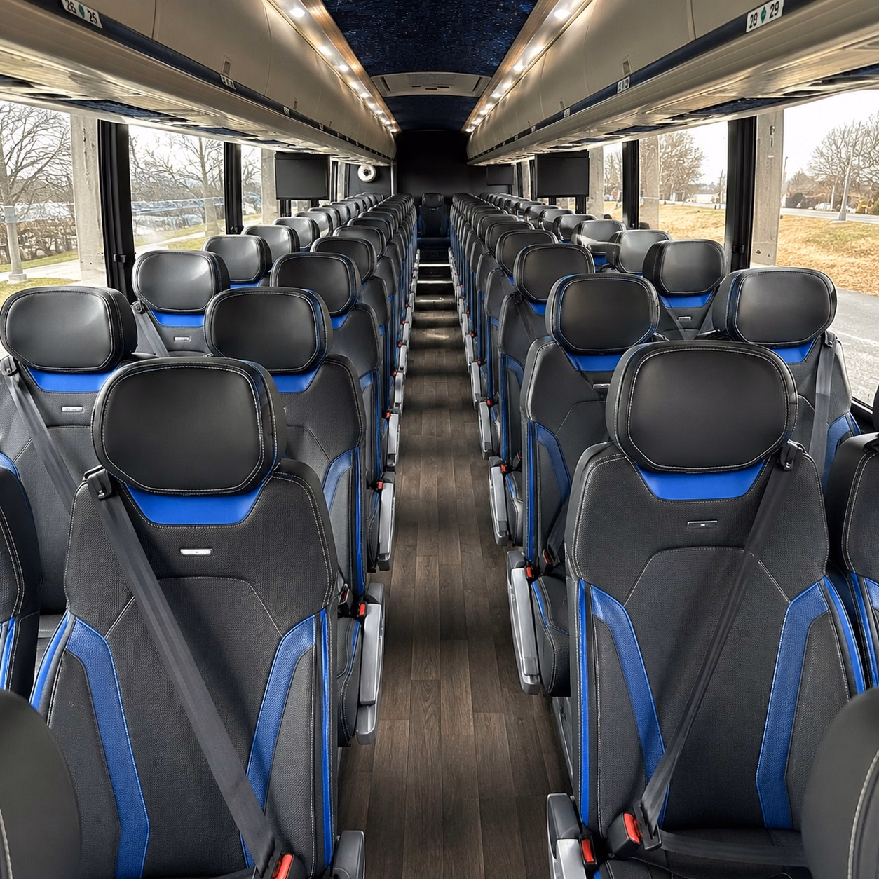 west valley city charter bus rental inside