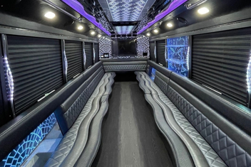 West Valley City Party Bus Interior